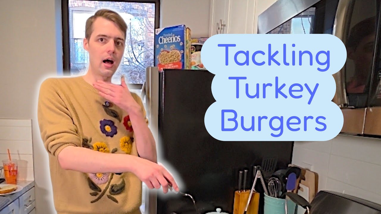 Nick Smith tries Cooking a Healthy Turkey Burger