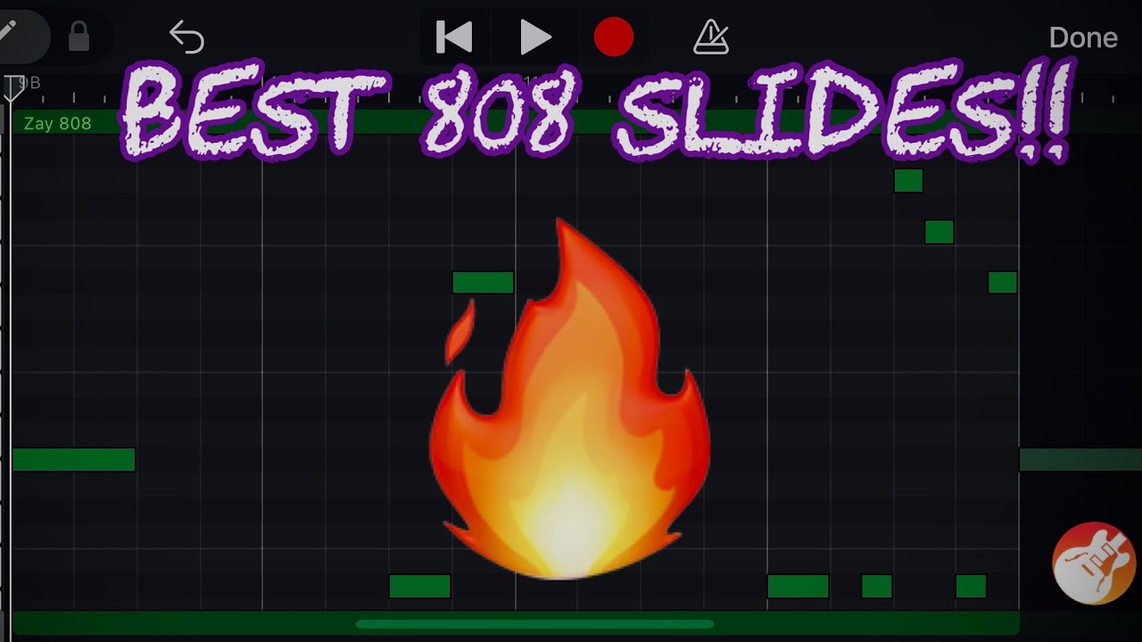 How to SLIDE / GLIDE 808s in GarageBand iOS! (2024)