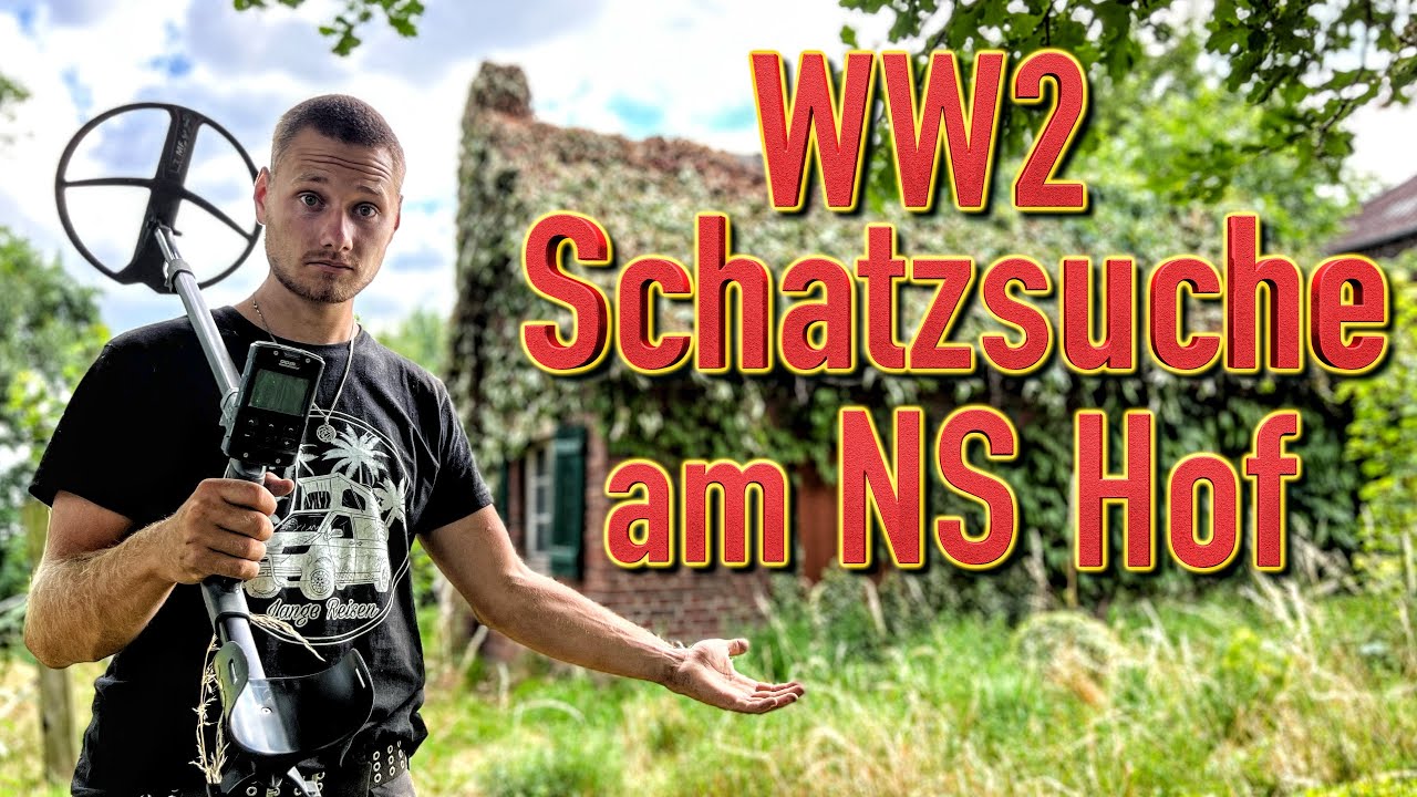 WW2 SCHATZSUCHE am N*zi Hof!! (Spurensuche mit Metalldetektor)