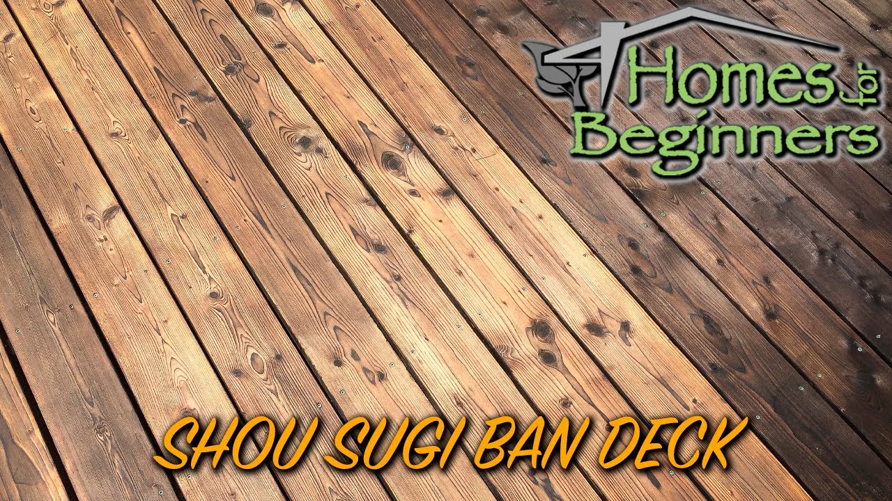 DIY Shou Sugi Ban Wood Burning on Deck Boards - Beginner's Guide