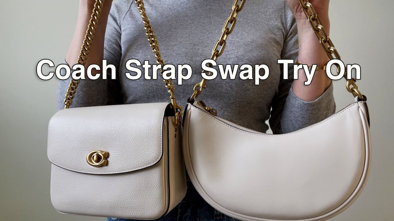 Coach Cassie 19 Chalk & Mira Bag Strap Swap Try On + Why I love Coach Chalk ft. Swing Zip
