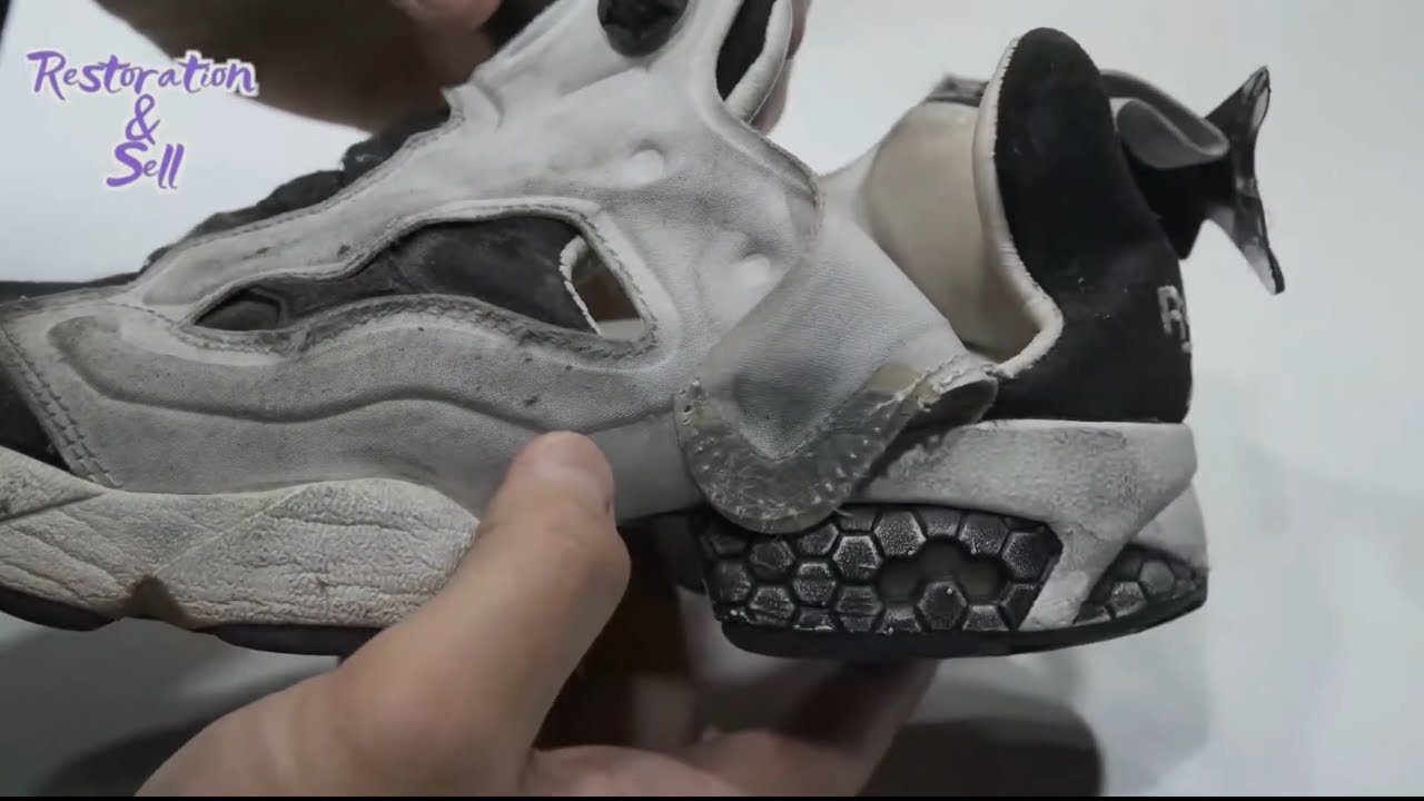 [ASMR] Restoration and sell 'REEBOK' Insta Pump Fury Black&White