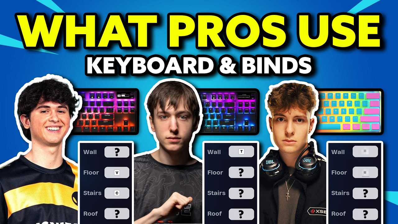 What Keyboard The BEST Fortnite Players Use! (Chapter 5 Season 4)