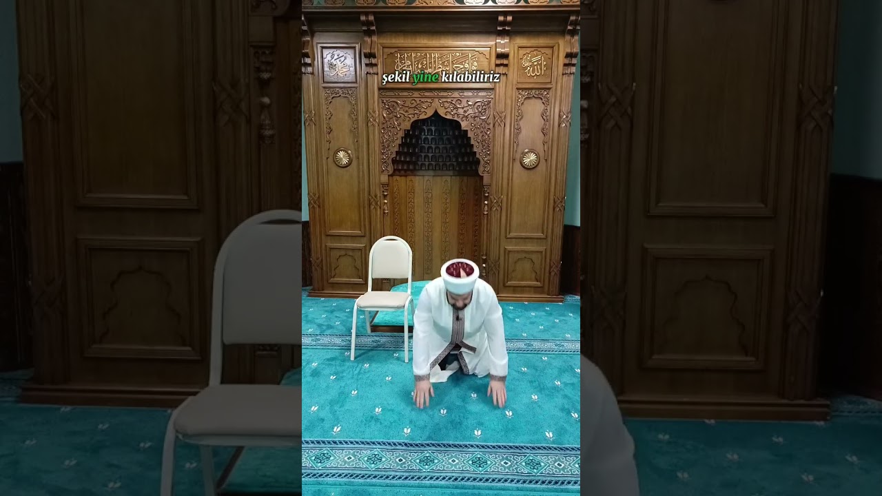 Oturarak namaz nasıl kılınır ? Sırtım,belim,dizim ağrıyor namazı nasıl kılacağım ?