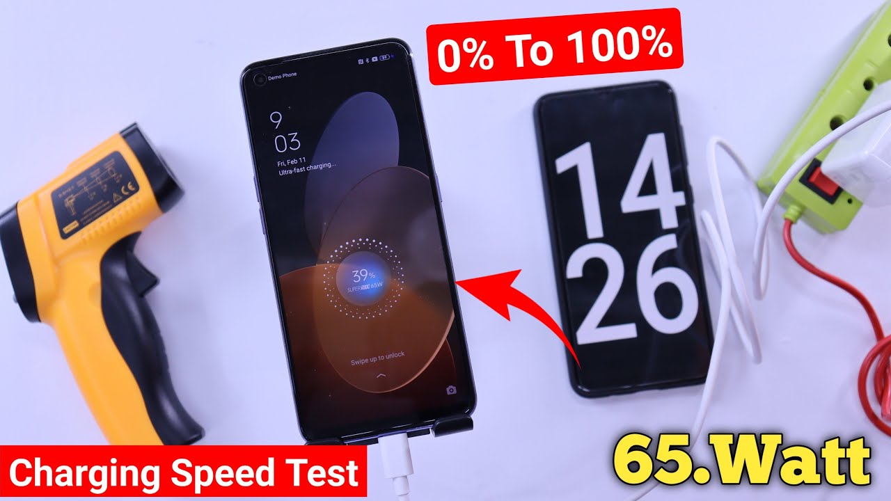 Oppo Reno 7 Charging Test | 0% To 100% Charging Review | 4500mAh + 65W