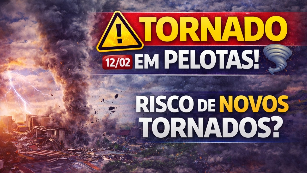 🚨 Tornado atinge Pelotas (RS)! Veja o que causou e se pode acontecer de novo