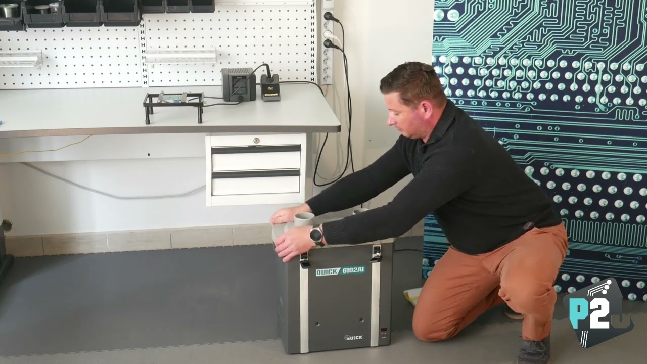 Odsávání zplodin při pájení