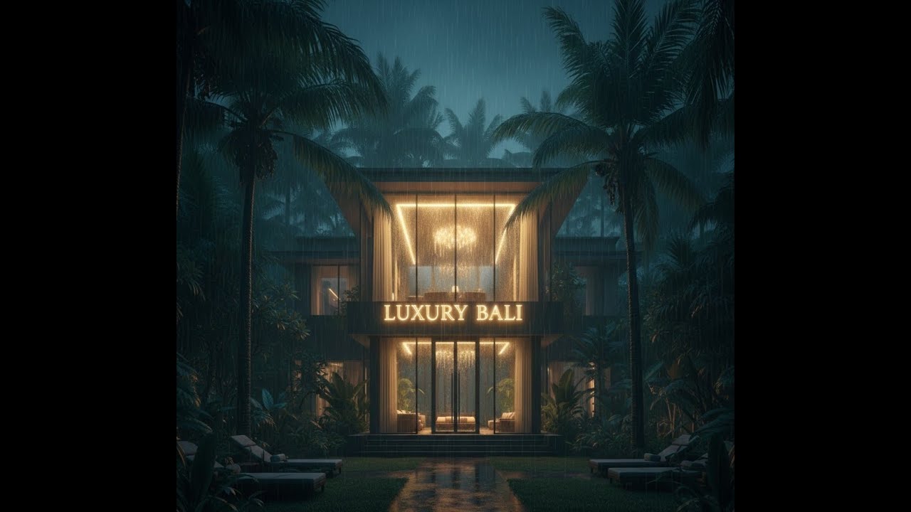 🔴 LIVE Bali Luxury Rain Sounds | Deep Sleep, Meditation & Relaxing Ambience