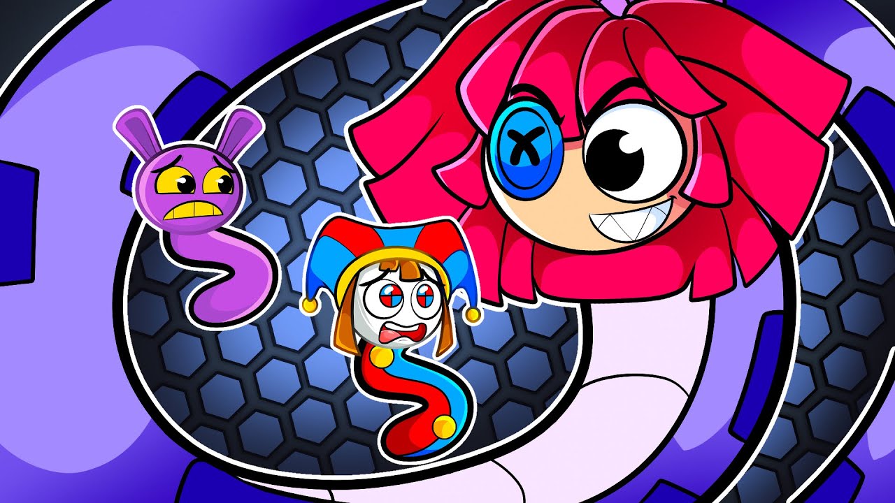 Ragatha e o Circo Digital viraram COBRAS GIGANTES no Slither.Io