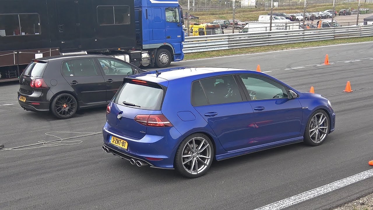 Volkswagen Golf 7 R vs Volkswagen Golf 5 1.9 TDI