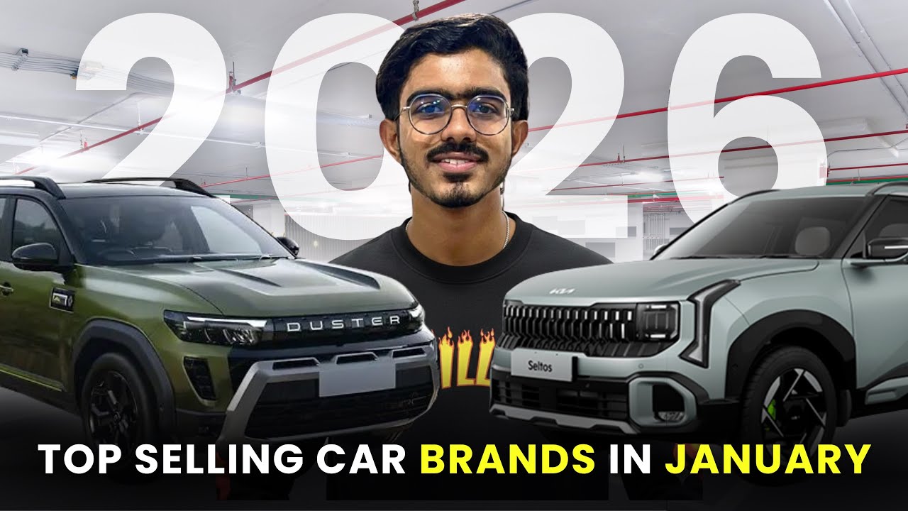 Top 10 Best Selling Car Brands January 2026 🚗 | India Sales Report 📊 | कौन सी कंपनी सबसे आगे?