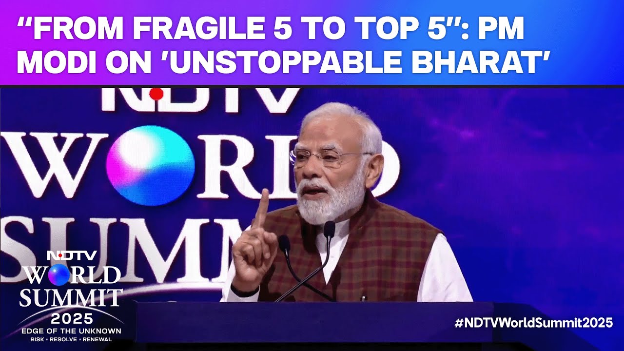 PM Modi At NDTV World Summit | 