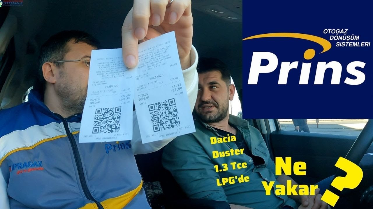 Dacia Duster 1.3 TCE Prins LPG ile 100 Km Ne Yakar?