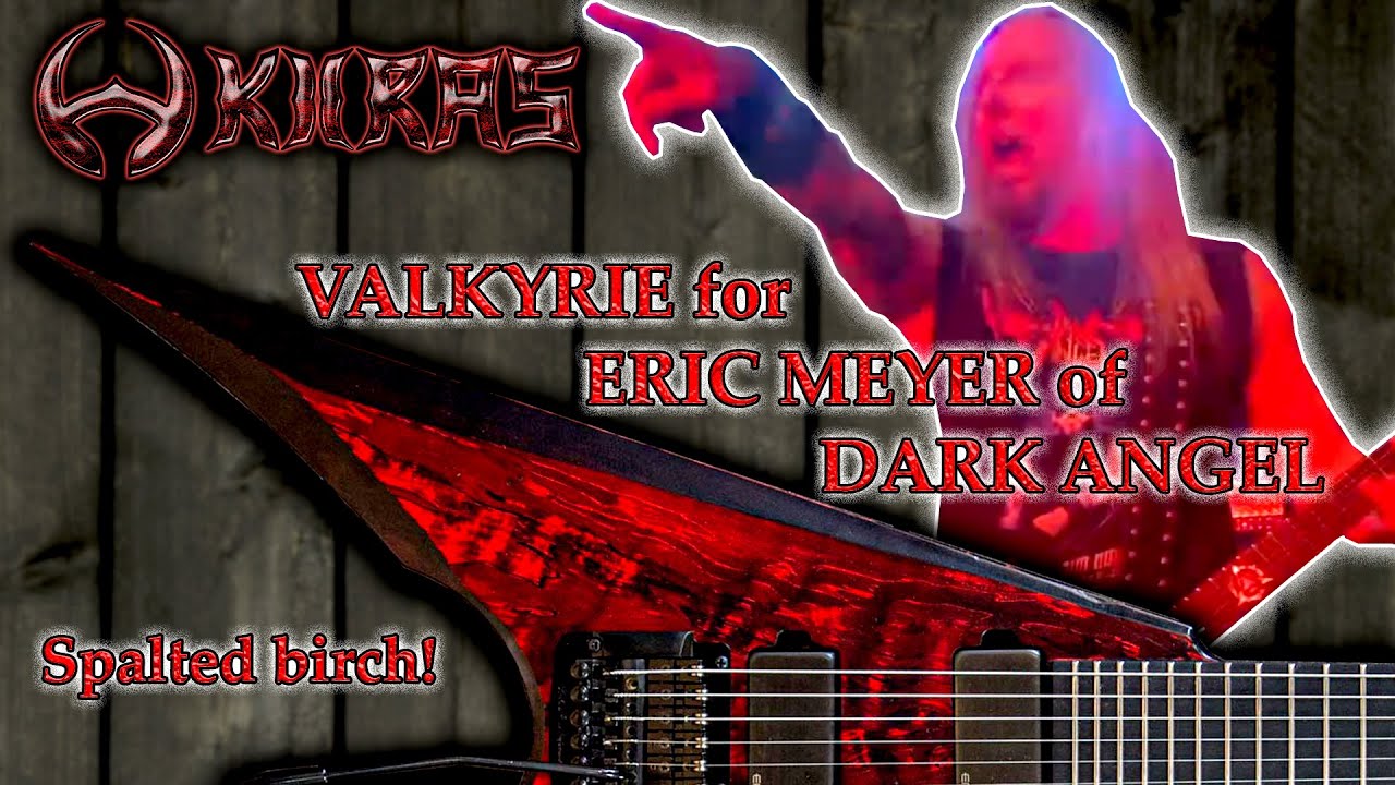 Building VALKYRIE for Eric Meyer of Dark Angel - Full build - Custom RR / Flying V style guitar - 4K