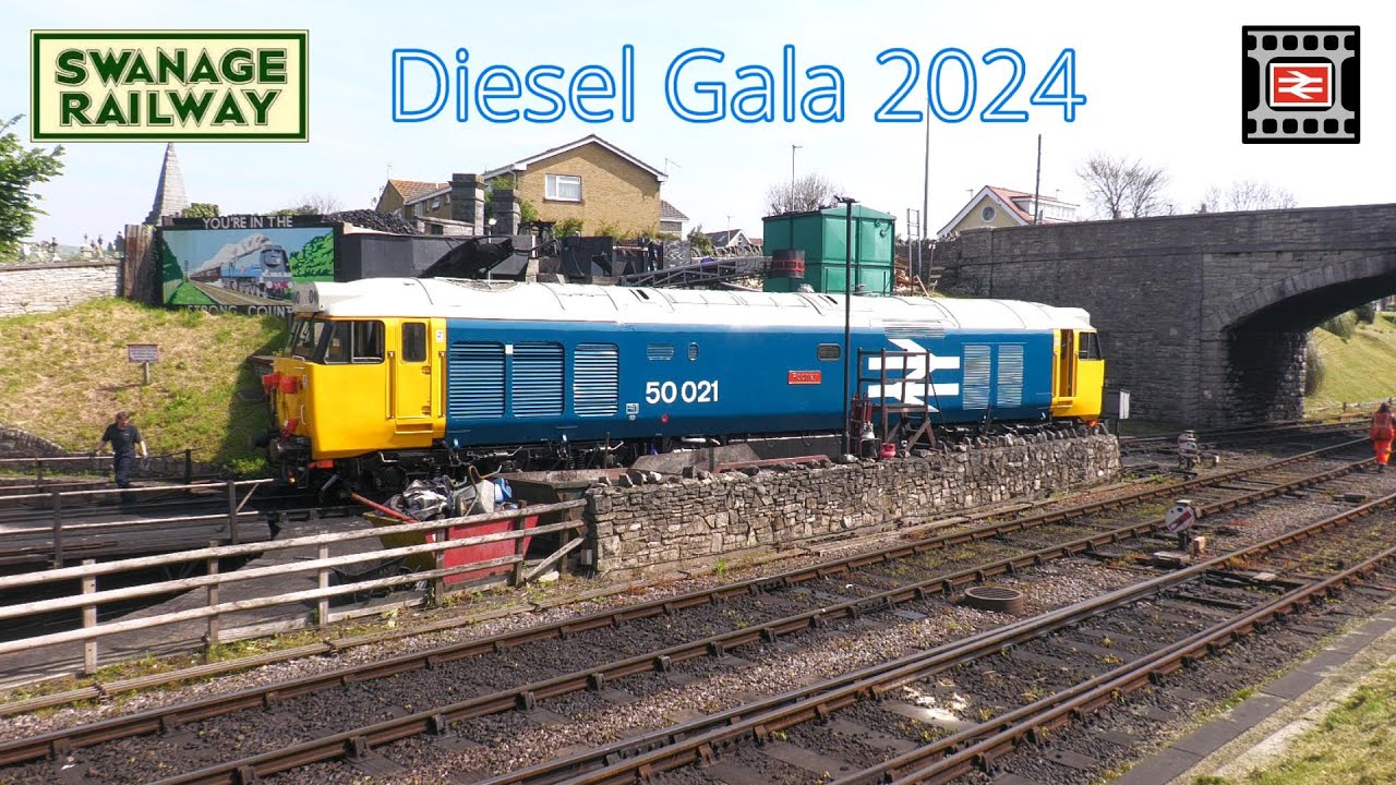SWANAGE RAILWAY DIESEL GALA 2024  - Railflicks 4K