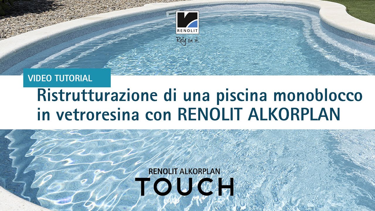 Tutorial: ristrutturazione di una piscina prefabbricata monoblocco in vetroresina