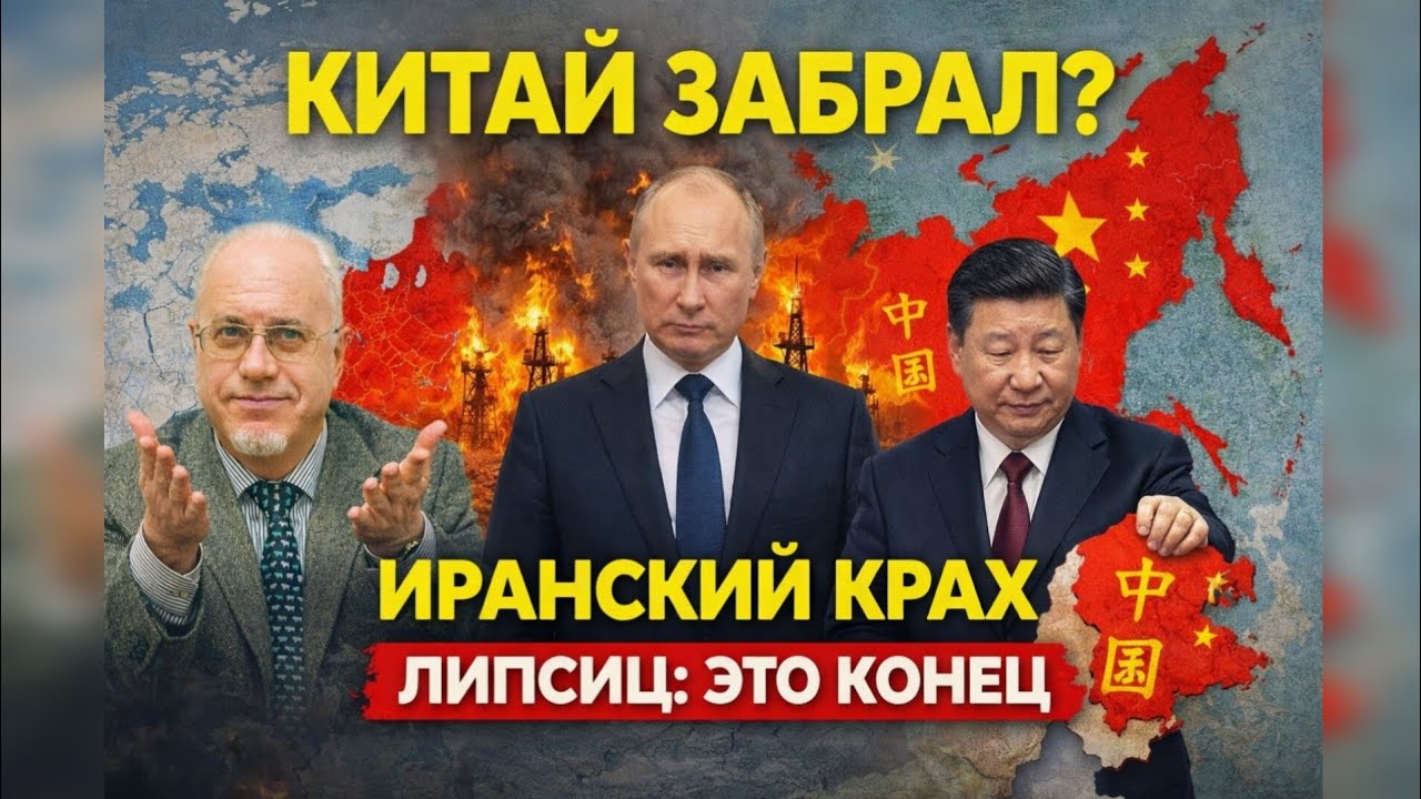 КИТАЙ ЗАБИРАЕТ СИБИРЬ? Липсиц про крах экономики и фатальную ошибку Кремля.