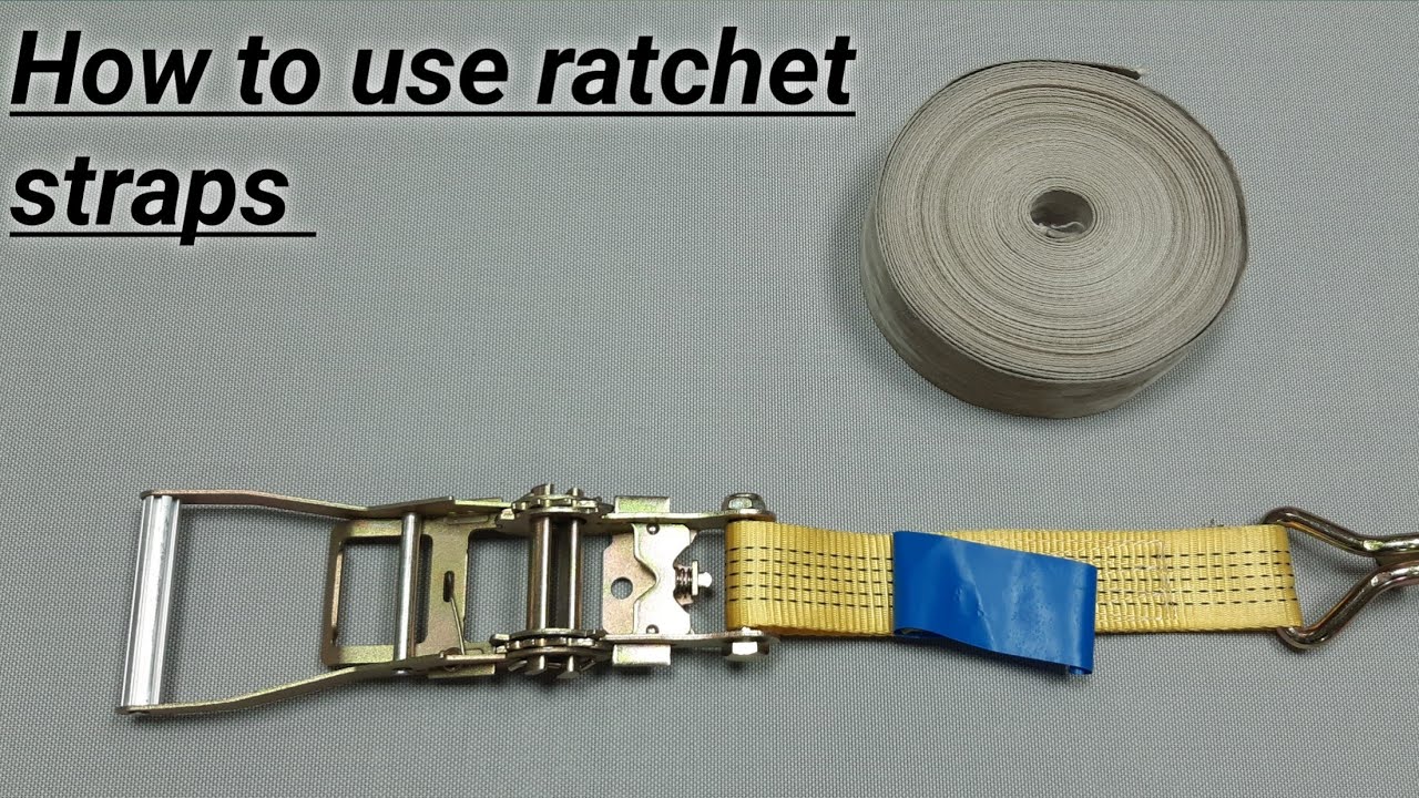 How to use ratchet straps in urdu hindi