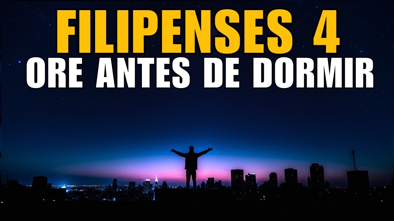 Oração da Noite com Filipenses 4 | A Paz de Deus Guardará Sua Mente e Seu Coração