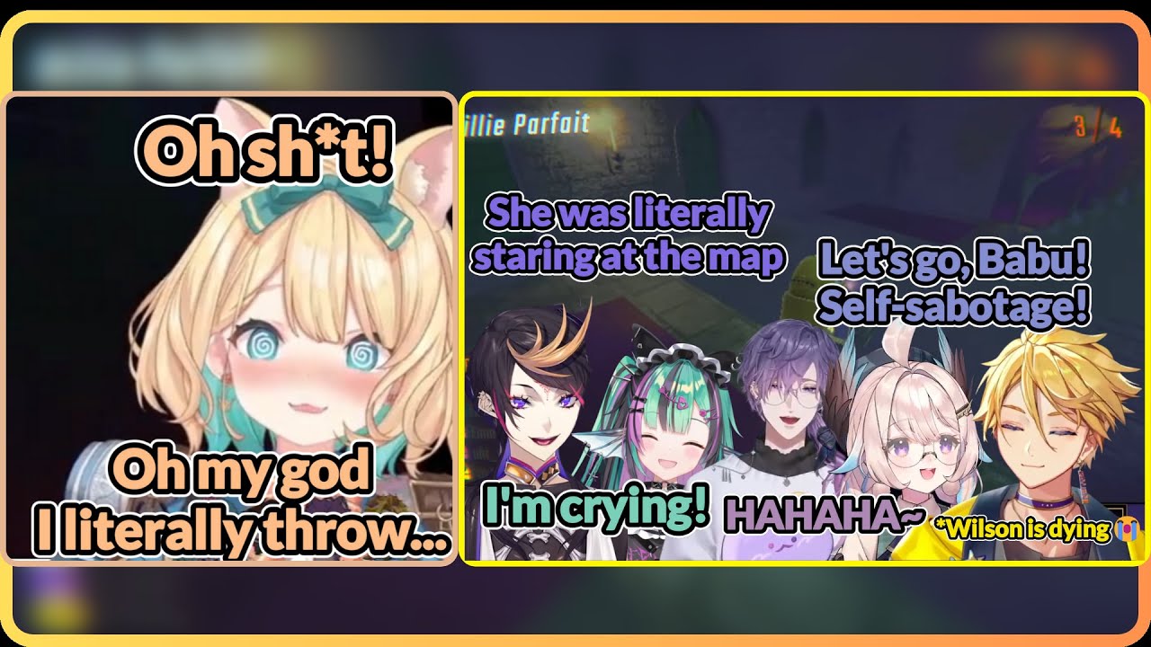 All reactions when Millie drops the cart into the hole in REPO Collab (All POV)🤣