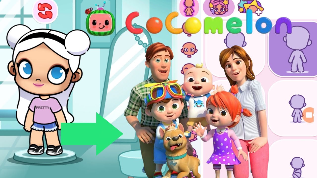HOW TO MAKE COCOMELON FAMILY CHARACTERS IN AVATARWORLD #cocomelon #avatarworld #video 