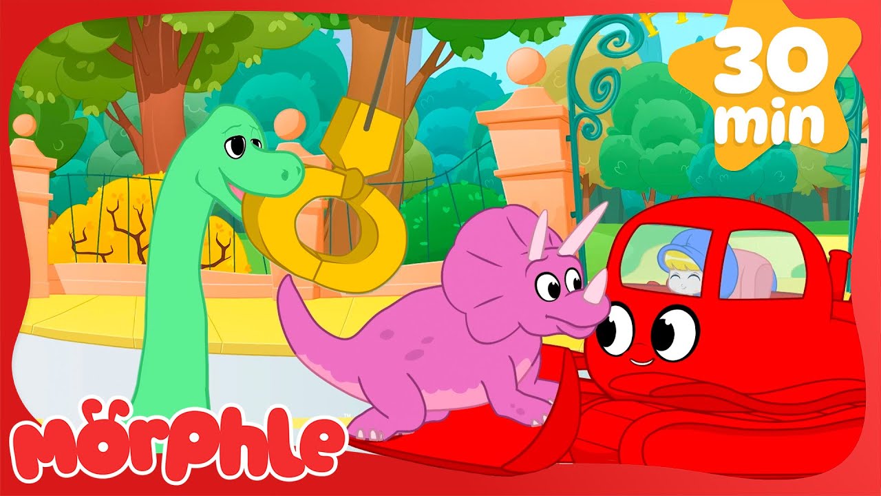 The Dinosaurs Escape The Park 🦖 Morphle Dinosaurs  🦕 Cartoons for Kids | Cartoon Compilation
