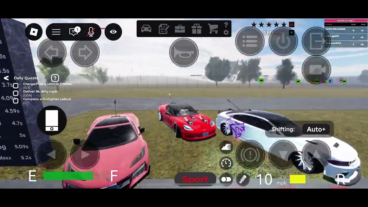 Drag racing times in both new and old drag strip in Roanoke va in Roblox