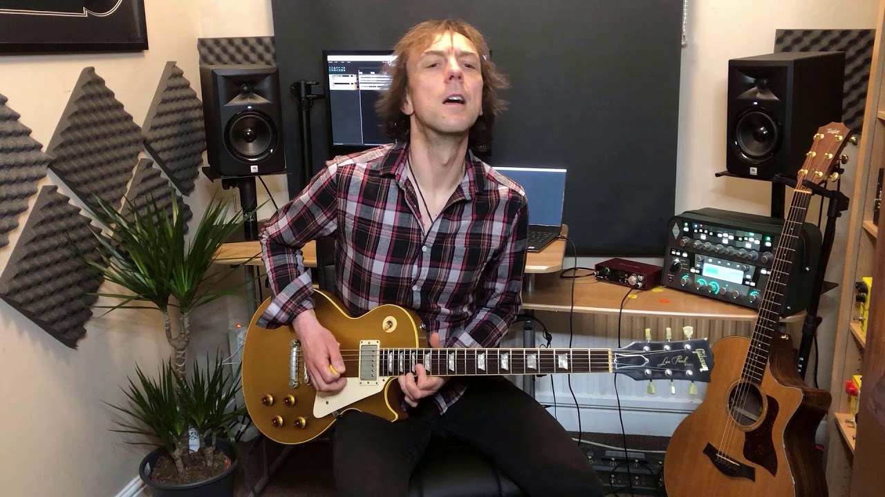 Blues Guitar on Gibson Historic R7 Les Paul Peter Green Mod & Kemper - Mark Abrahams of Wishbone Ash