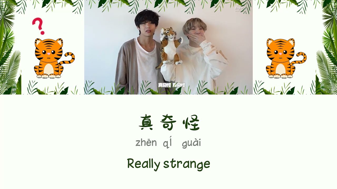 V&Suga | Taehyung&Yoongi (BTS) - Chinese song Two Tigers 两只老虎 Liang zhi lao hu