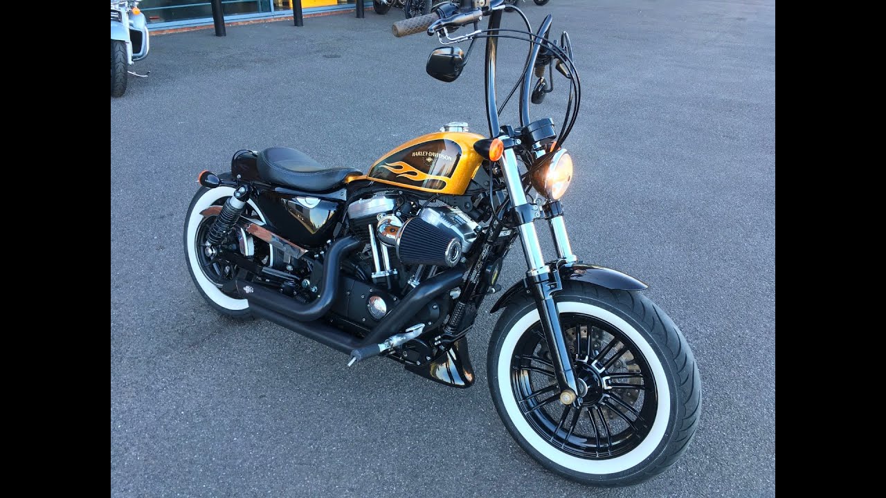 2016 Harley-Davidson XL 1200 X Forty Eight. Walkaround with engine sound. For Sale.