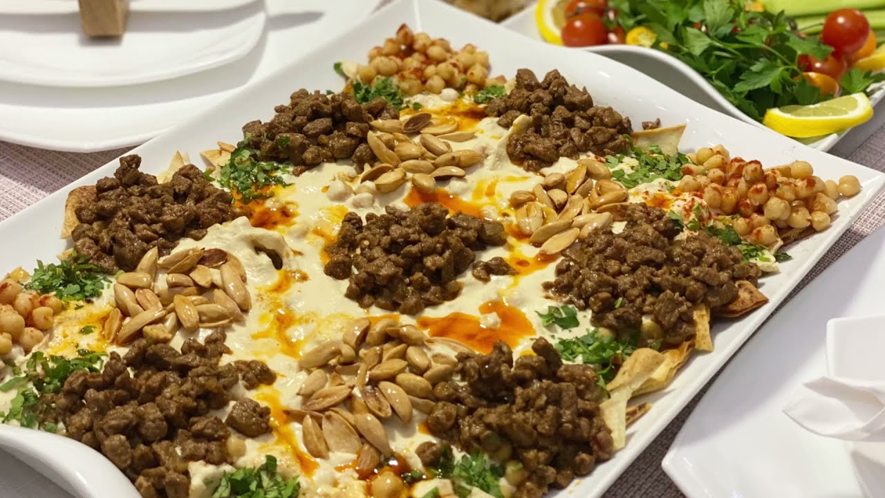 Lamb fatteh/فتة الحمص باللحم / فتة الحمص باللبن