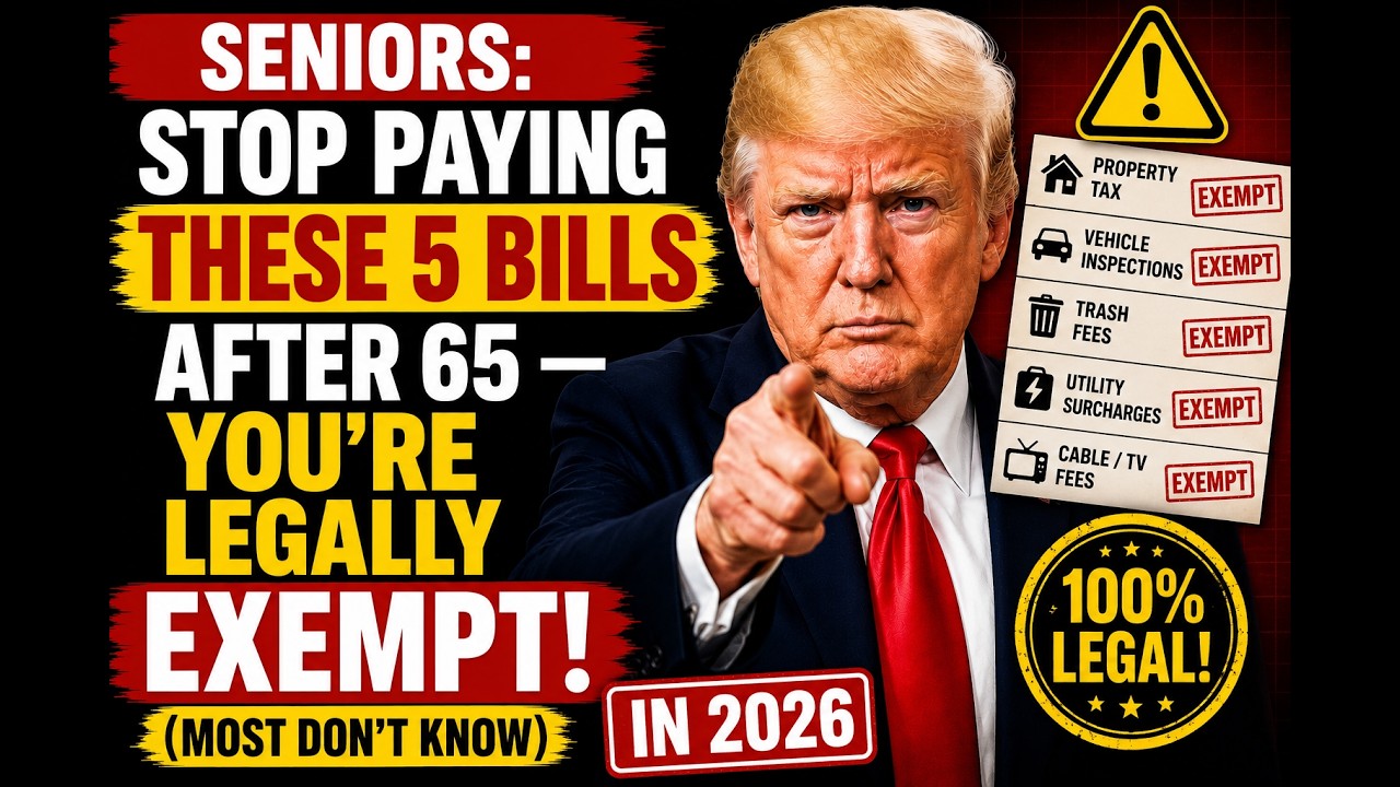 Seniors: Stop Paying These 5 Bills After 65 &mdash; You're Legally Exempt (Most Don&rsquo;t Know)