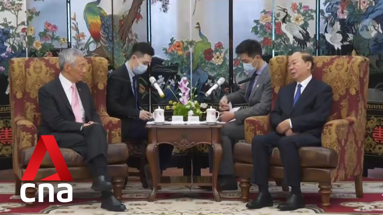 PM Lee meets Guangdong party secretary Huang Kunming on third day of China visit