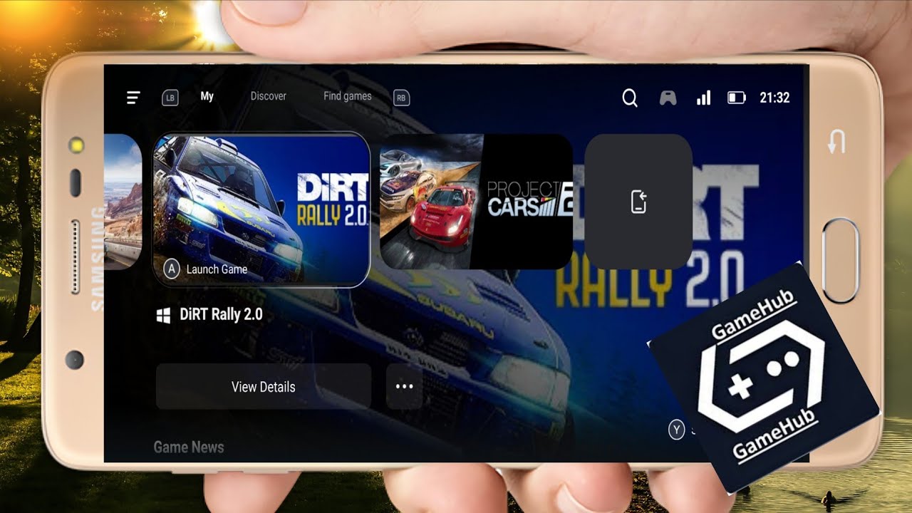 Novos jogos rodando no gamehub project car 2 e dirt rally 2.0 