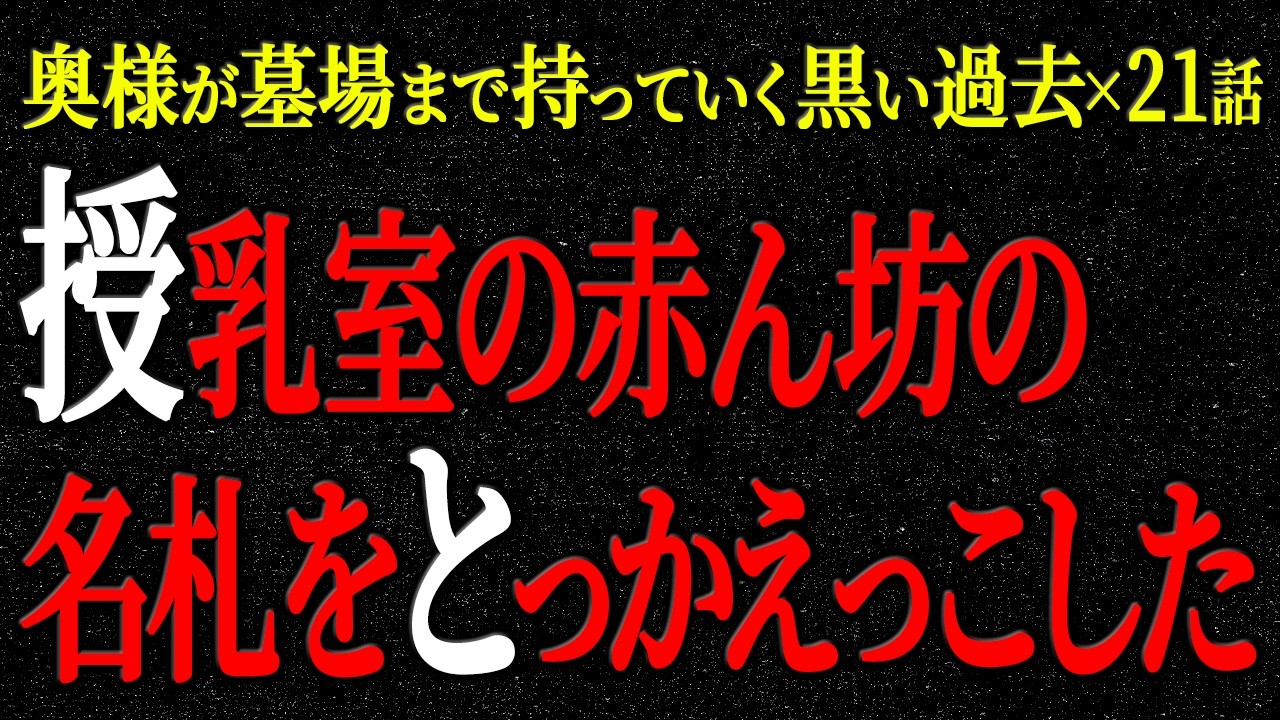 【2chヒトコワ】奥様が墓場まで持っていく黒い過去（短編集22）【人怖】【睡眠】【作業用】