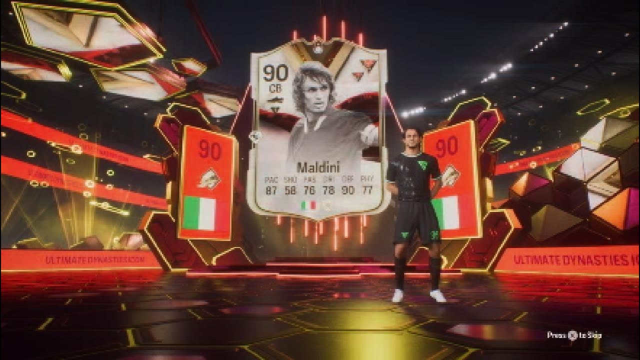 FC 24 - Ultimate Dynasties Maldini Icon Packed in 50k Store Pack
