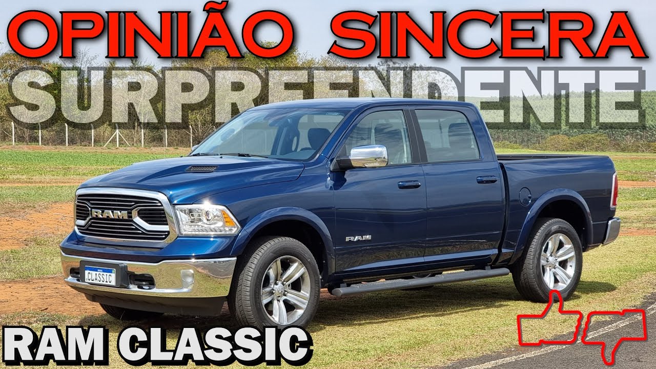 RAM Classic: Picape bruta, motor V8 e desempenho esportivo! Tudo sobre! Preço, consumo, problemas