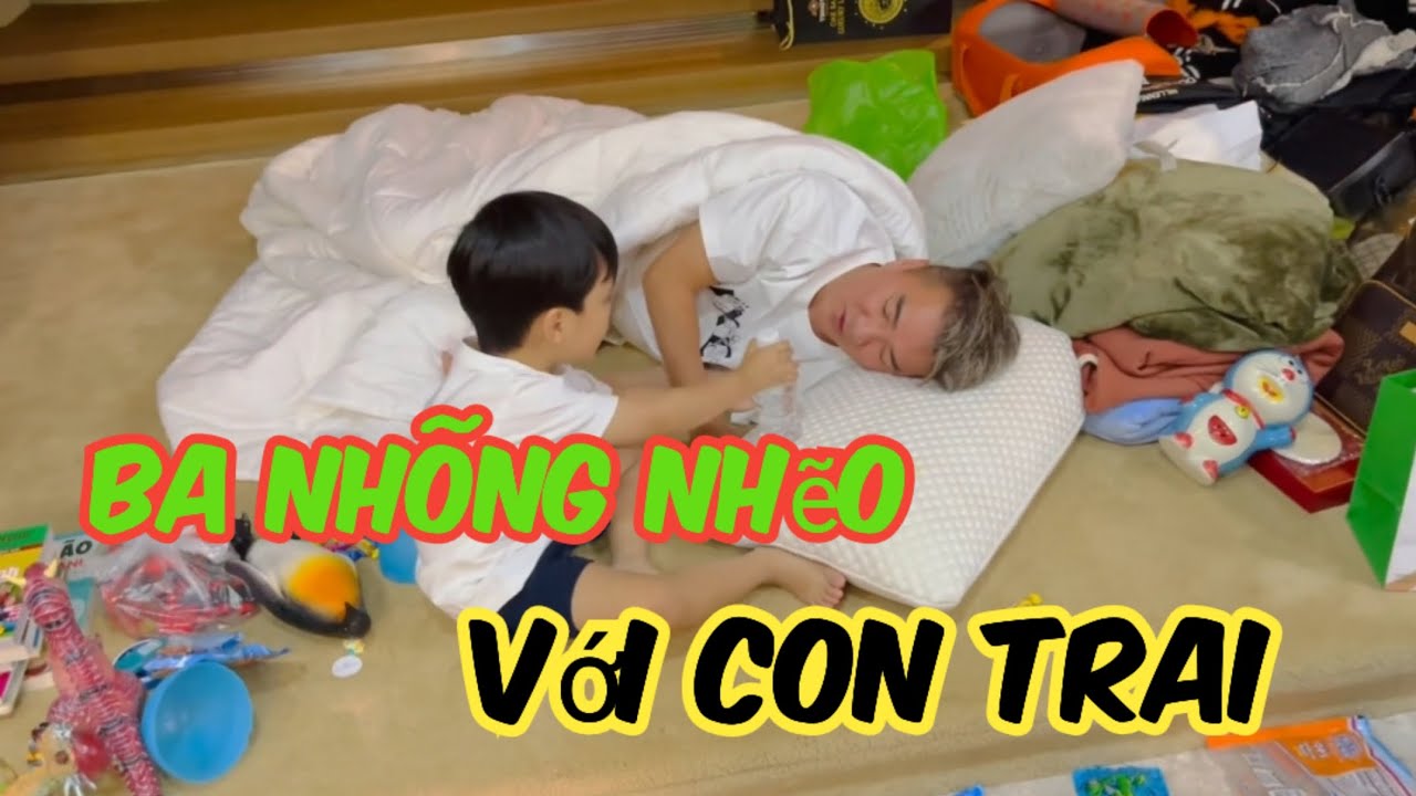Được bữa Polo cưng ba hết sức chăm sóc ba, đấm lưng, massage cho ba đỡ mệt, đứa con hết nước chấm ạ