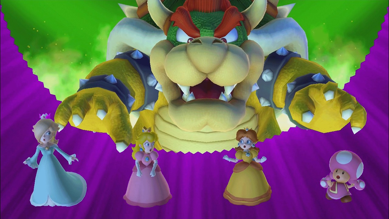 Mario Party 10 - Розалина против Пич против Дейзи против Тоадетты против Боузера - Грибной парк