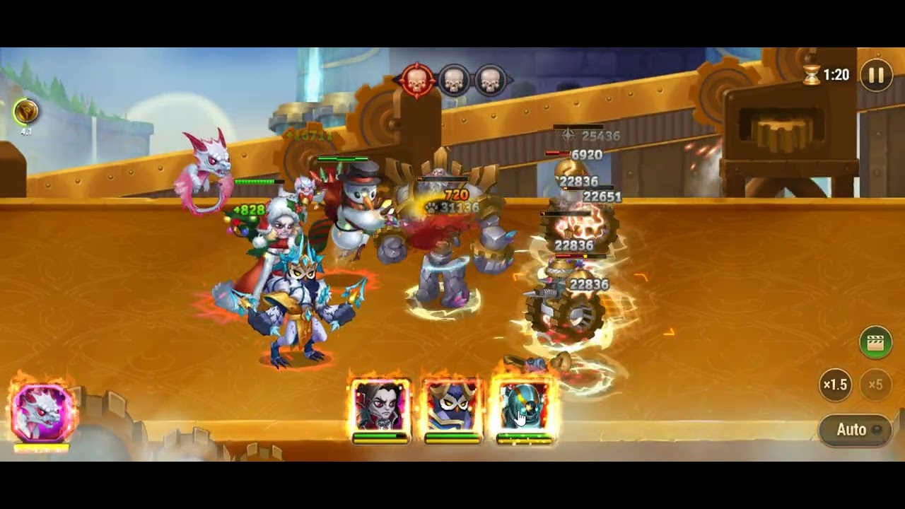 Hero wars- Into the abyss 3 heroes