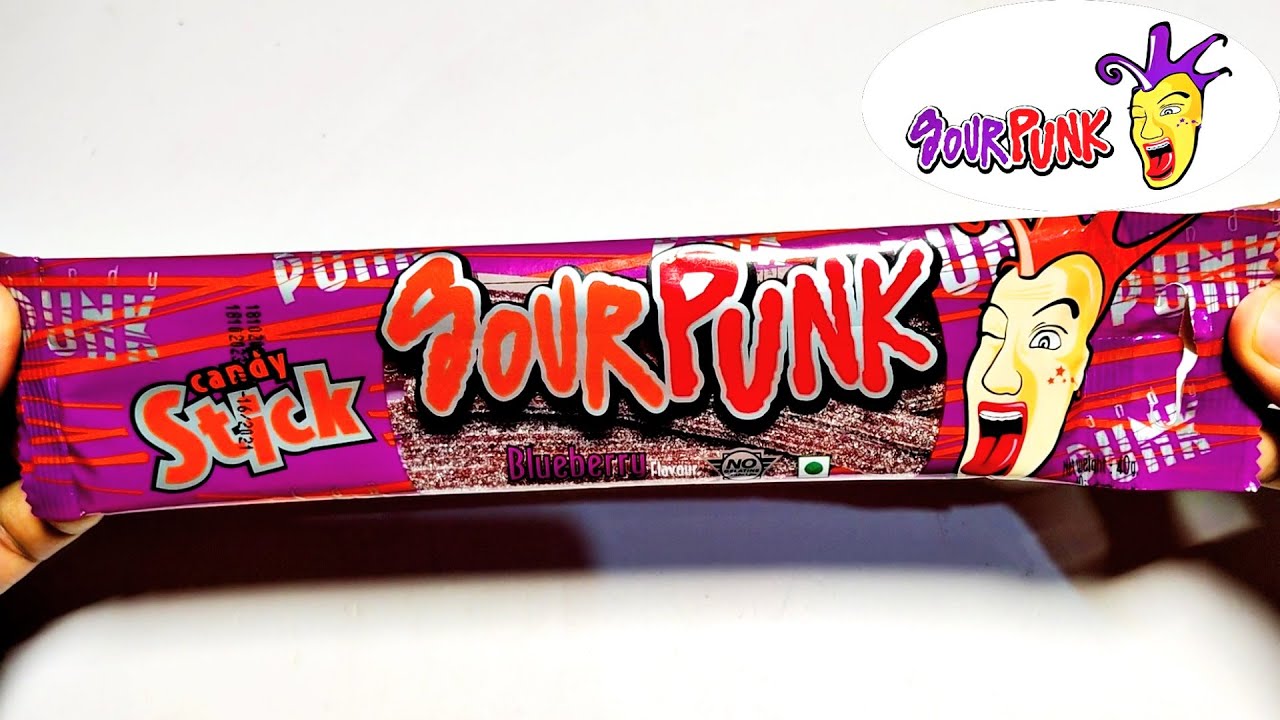 SourPunk Blueberry🫐 Candy Sticks, 40g | Ingredients/Recipe, Taste, Price | Candy🍬 Sticks Made In 🇲🇾