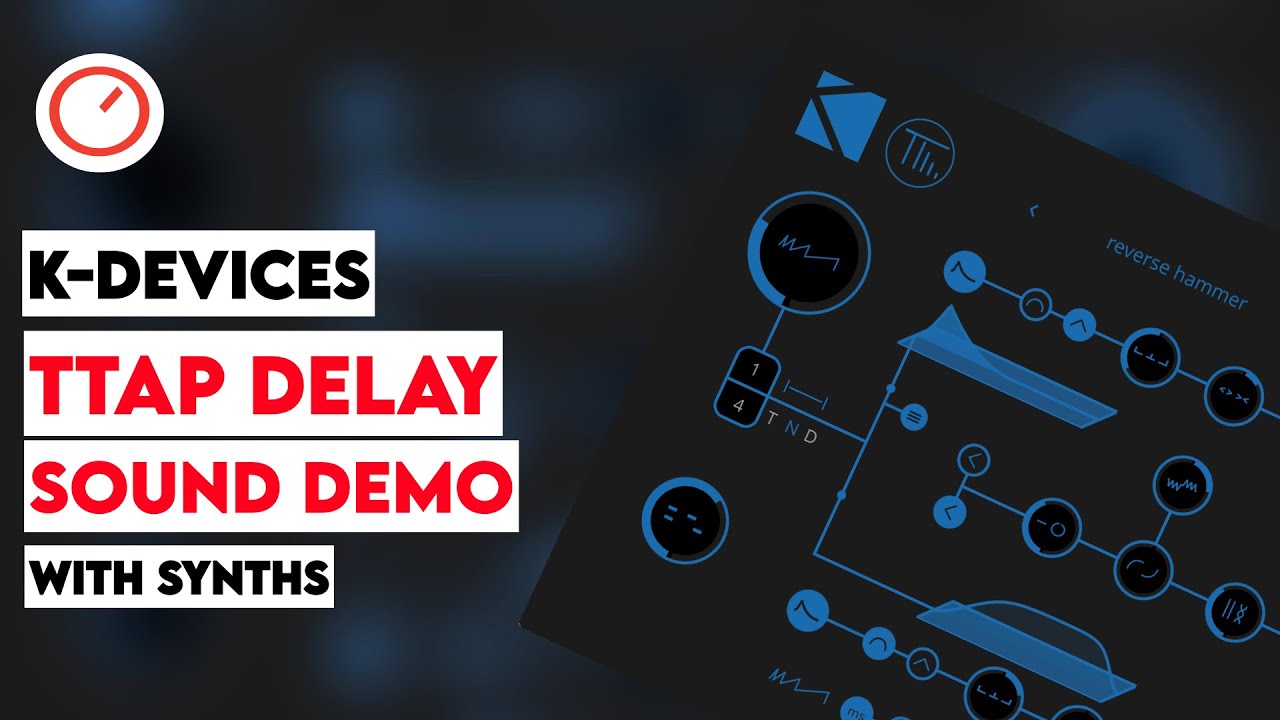K-Devices TTAP Experimental Delay Plugin Sound Demo With Synthesizers | SYNTH ANATOMY