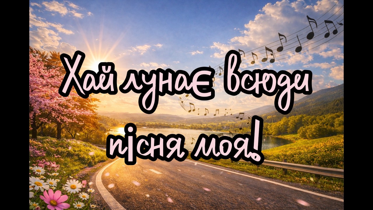 Хай лунає всюди пісня моя | Християнська пісня | Пісня з весняним настроєм