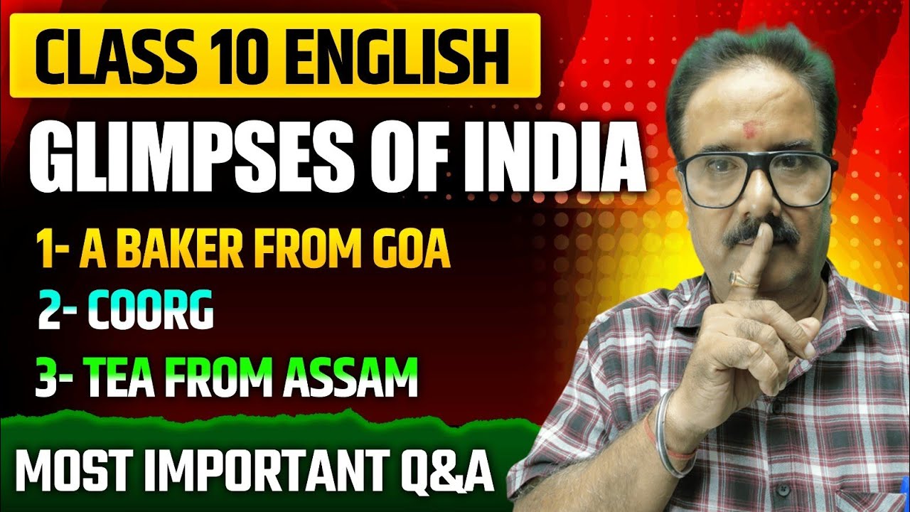 Glimpses of India | Most Important Short & Long Q&A | Board Exam 2026