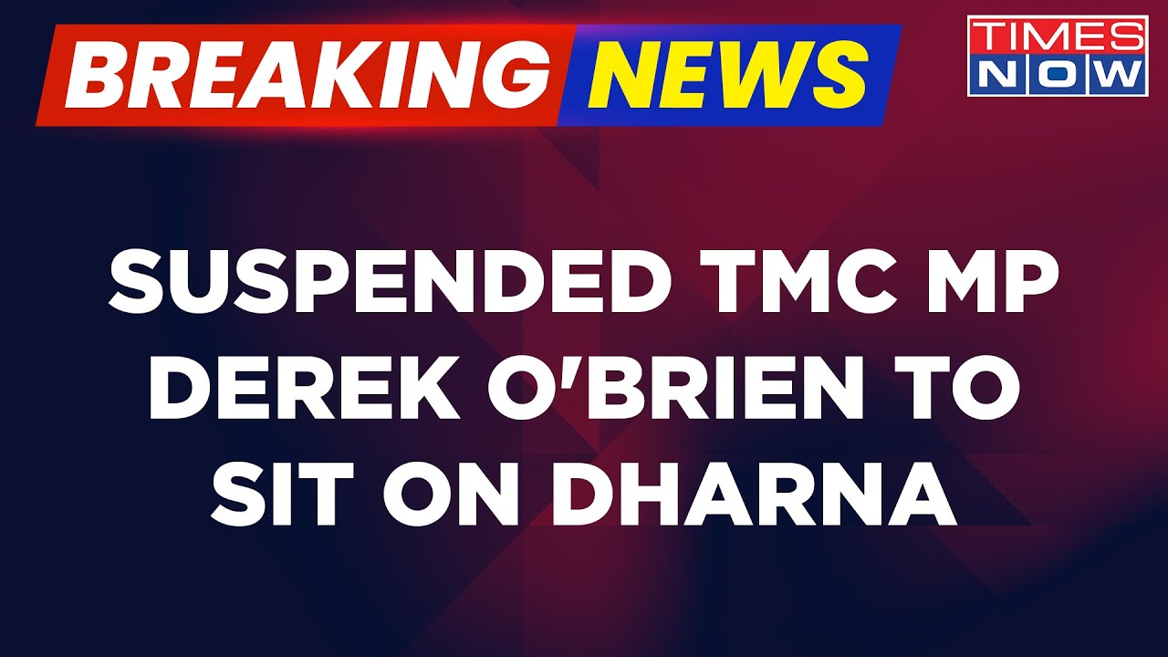 Suspended TMC MP Derek O'Brien To SIt On Silent Protest Until Dec 22 | Political Updates