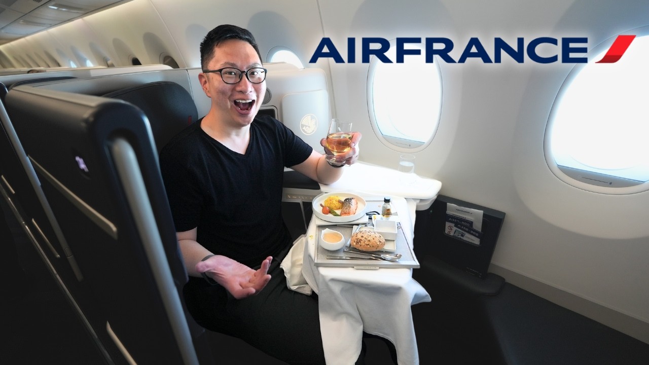 9 Hours In Air France A350 NEW Business Class  ‍✈️