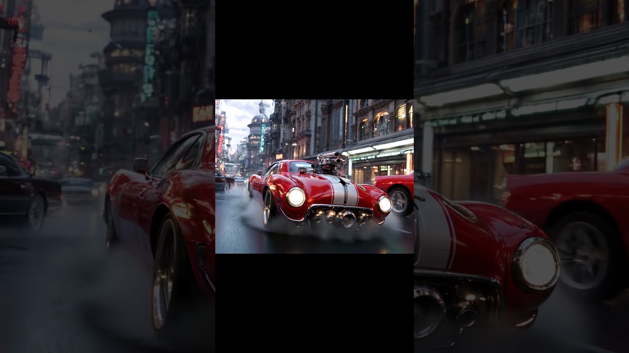 The past in the Future#wow #best #automobile #technology #trending #ai #klingai