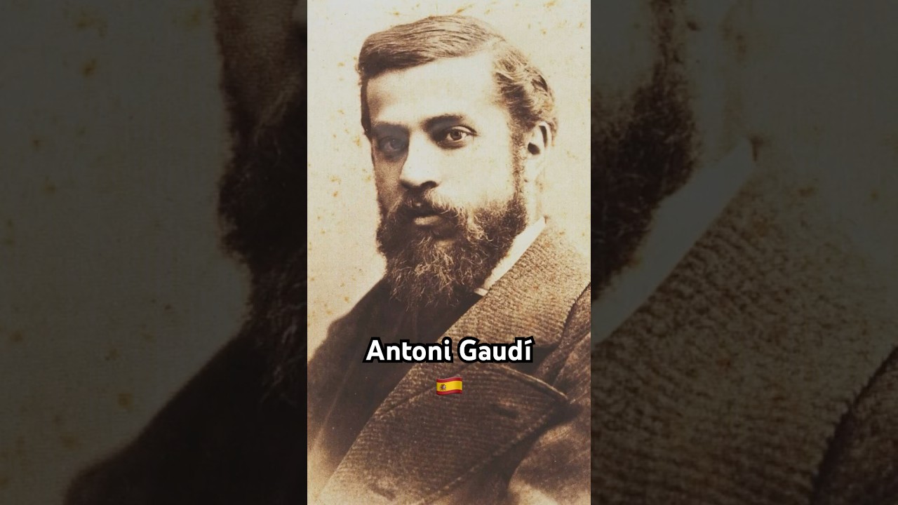 1852 - Antoni Gaudi 🇪🇸📐#antonigaud&iacute; #gaudi #barcelona #historia #historiacultural