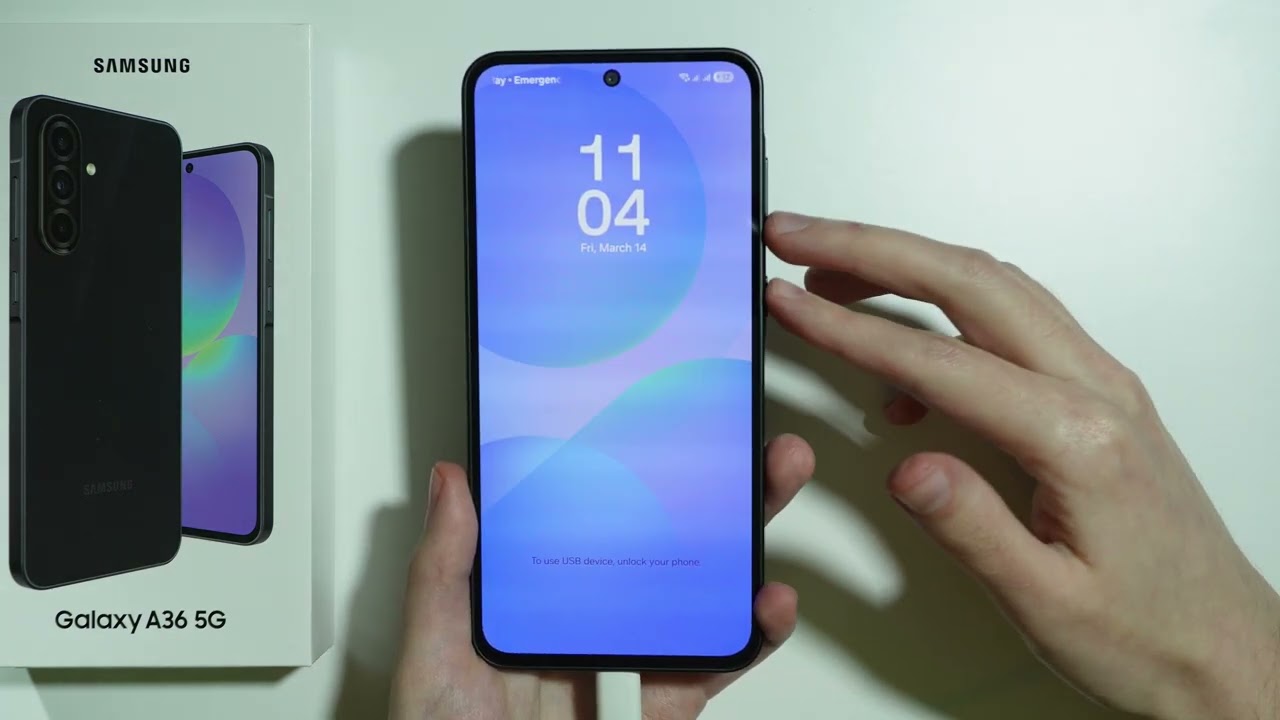 Samsung Galaxy A36 5G: как обойти забытую блокировку экрана (разблокировать без пароля)