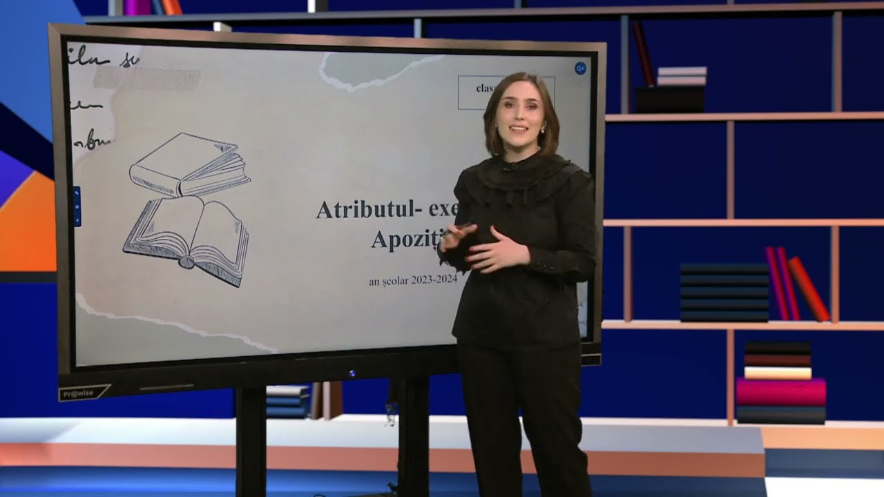 TeleŞcoala: Limba şi literatura română clasa a VIII-a – Atributul – exerciţii. Apoziţia (@TVR2)